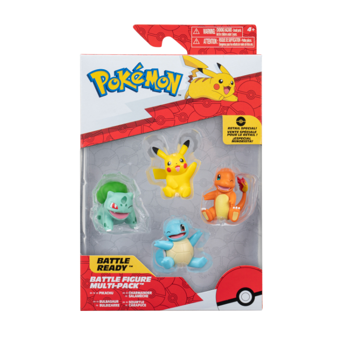 Pokémon battle figure 4-pak