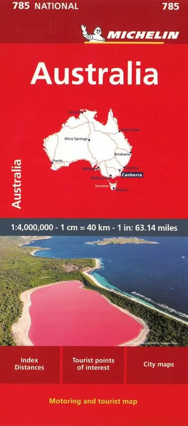 Australia, Michelin National Map 785