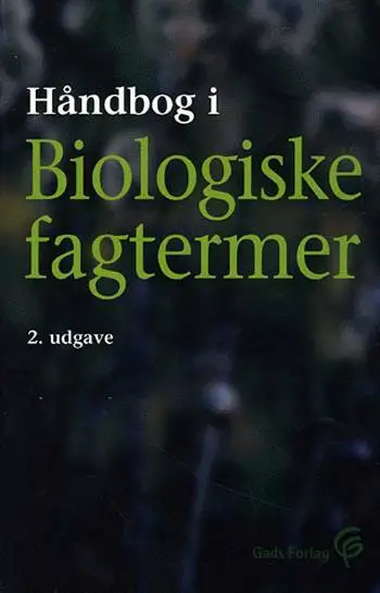 Billede af Håndbog i biologiske fagtermer