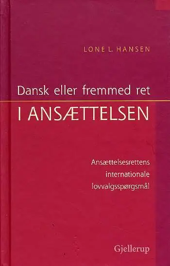 Billede af Dansk eller fremmed ret i ansættelsen