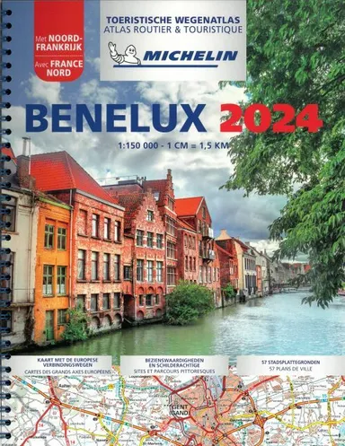 Michelin Tourist & Motoring Atlas Benelux & North of France 2024