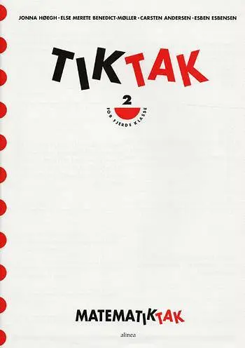 Billede af Matematik-Tak 4.kl. Tik-Tak 2