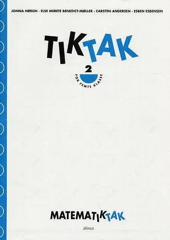Billede af Matematik-Tak 5.kl. Tik-Tak 2