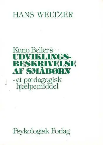 Billede af Kuno Beller's udviklingsbeskrivelse af småbørn