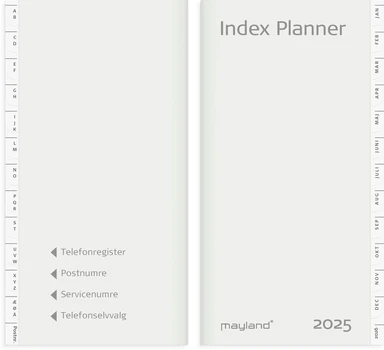 Index planner 2025 refill m/tlf register