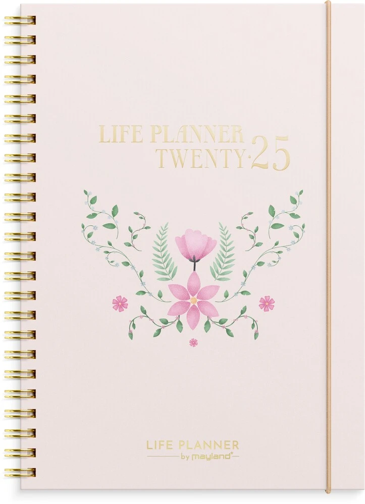 Mayland Life planner 2025 pink uge