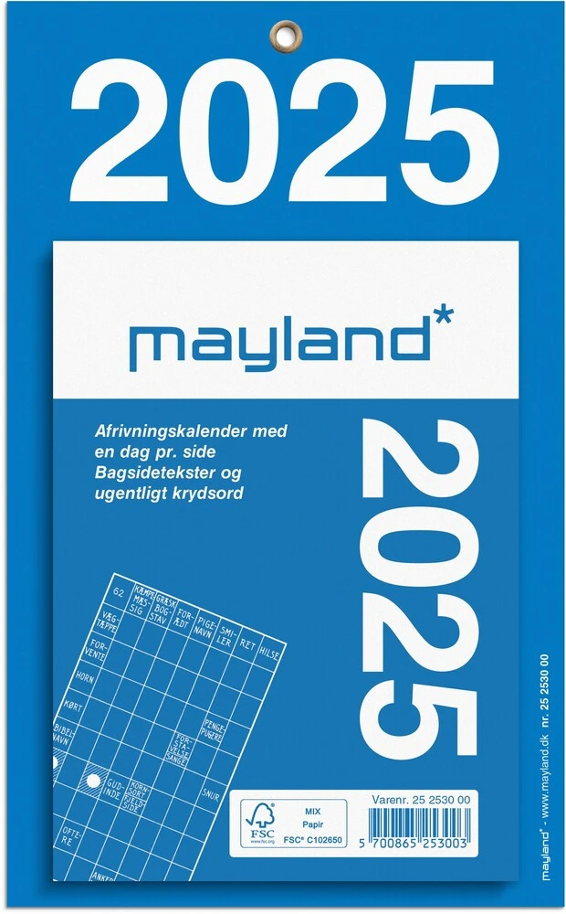 Mayland Afrivningskalender kontor 2025