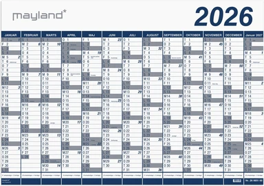 Kæmpekalender 2026 pap rør 13 mdr.