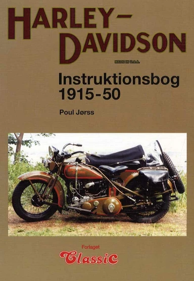Harley-Davidson instruktionsbog 1915-51 