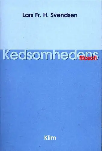 Billede af Kedsomhedens filosofi