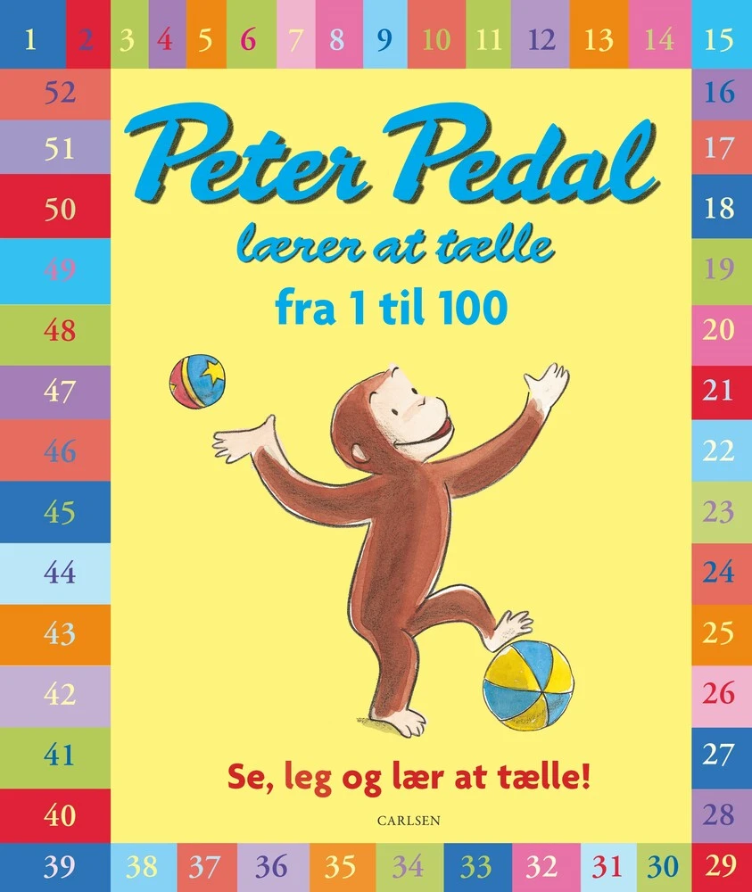 Billede af Peter Pedal lærer at tælle fra 1 til 100