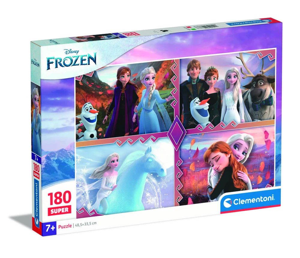 8: Puslespil Frozen Disney super 180 brikker