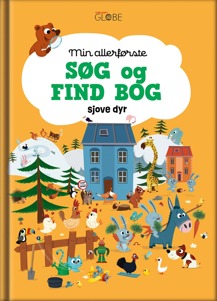 Min Allerførste Søg Og Find Bog Sjove Dyr