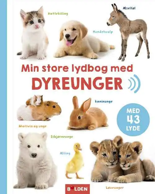 Billede af Min store lydbog med dyreunger
