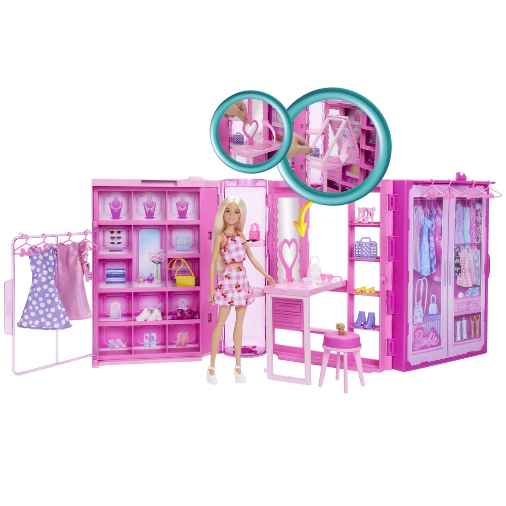 Barbie Fashion Fun Dream Closet med dukke