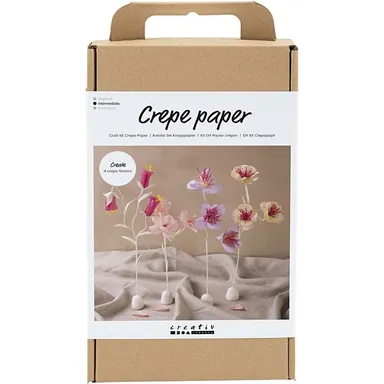 DIY Kit Crepepapir blomster