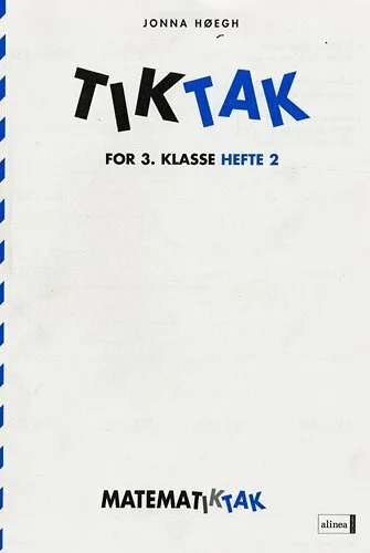 Billede af Matematik-Tak 3.kl. Tik-Tak 2