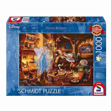 Puslespil Disney Geppettos Pinocchio 1000 brikker