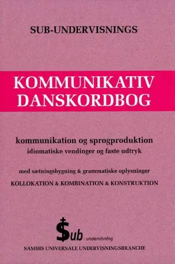 Sub-undervisnings Kommunikativ danskordbog
