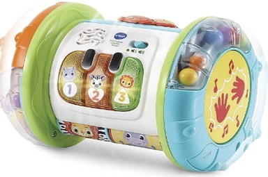 Vtech 2- In 1 Rolling Explorer Drum 