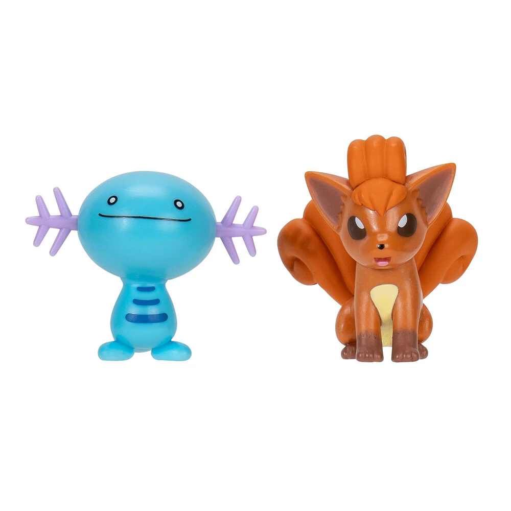 POKEMON BATTLE FIGURE WOOPER AND VULPIX