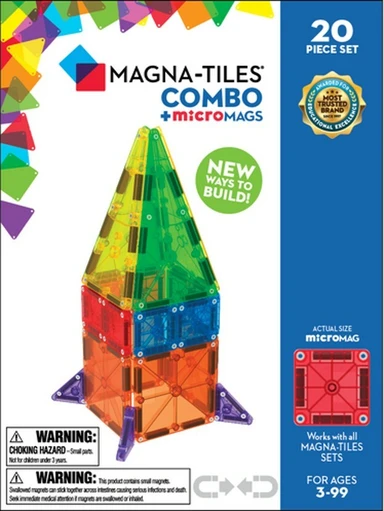 MAGNA-TILES microMAGS Combo 20 stk