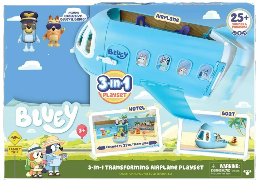 BLUEY Bluey's Escape Convertible Plane