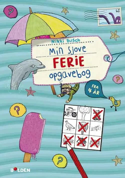 Billede af Min sjove ferie-opgavebog - fra 4 år