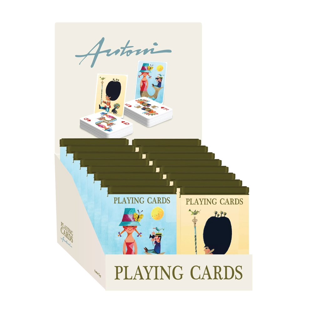 Ib Antoni display med 16 sæt kortspil