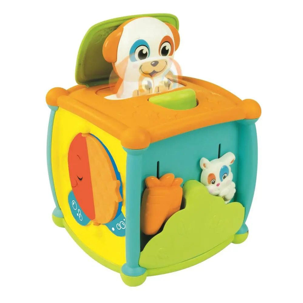 Clementoni - Peekaboo Aktivitetskube Med 5 Legeområder