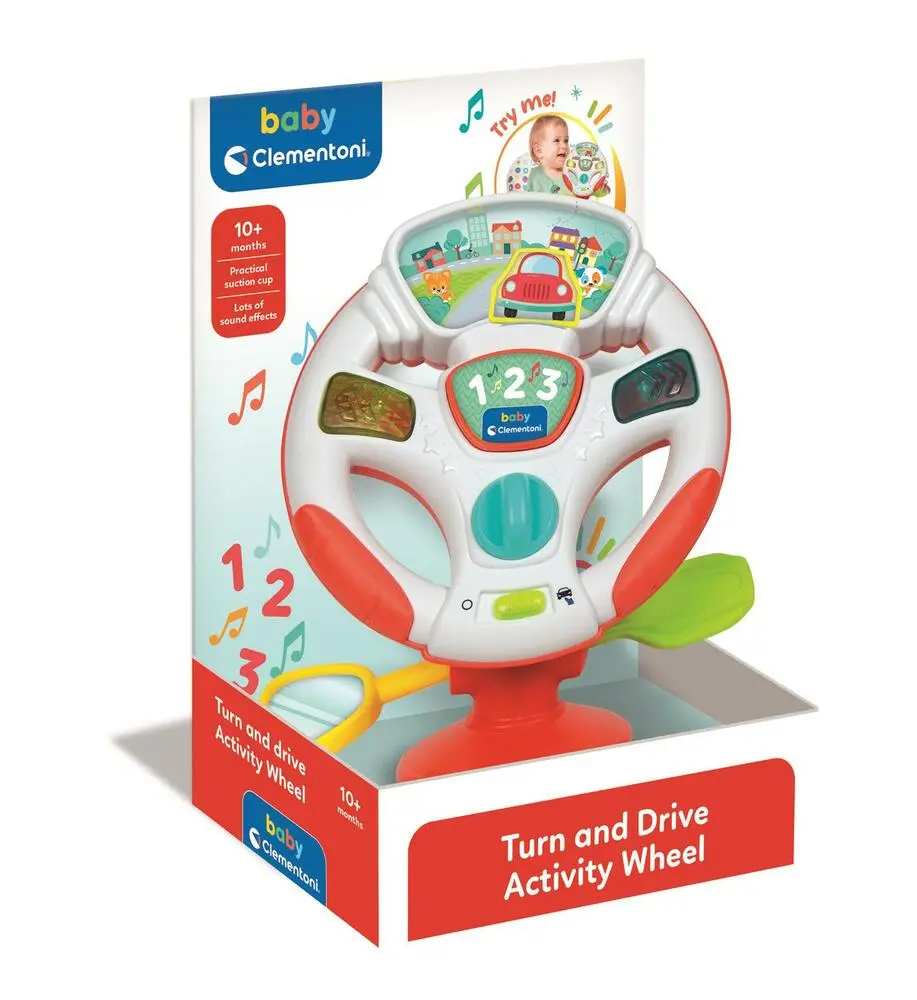 Clementoni Drej og kør aktivitetshjul - (I-17929)