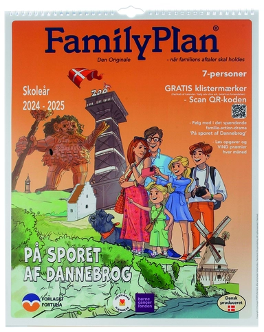 Familiekalender 24/25 familyplan 7 personer