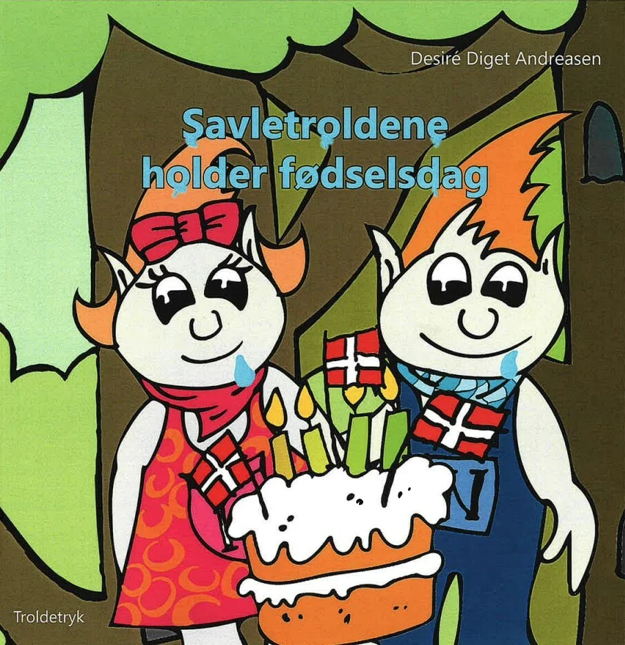 Billede af Savletroldene holder fødselsdag