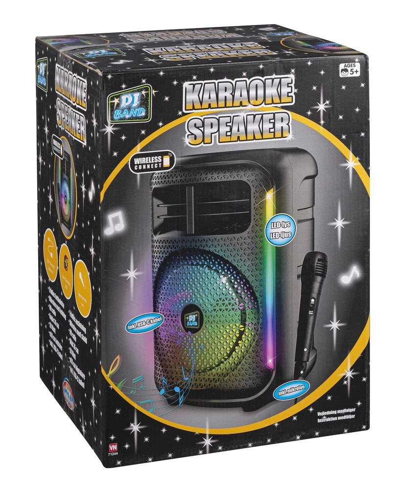 Dj Band - Karaoke Højttaler Med Mikrofon
