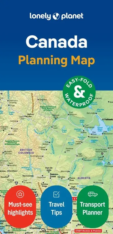 Lonely Planet Planning Map: Canada