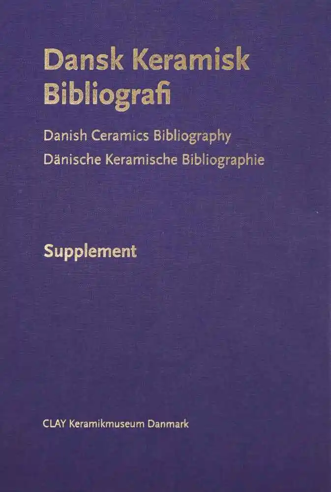 Billede af Dansk Keramisk Bibliografi - Supplement
