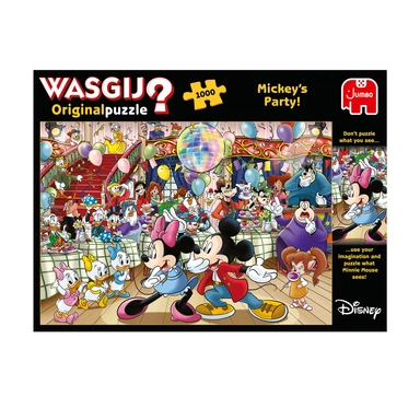Puslespil Wasgij original Disney Mickey's Party! 1000 brikker