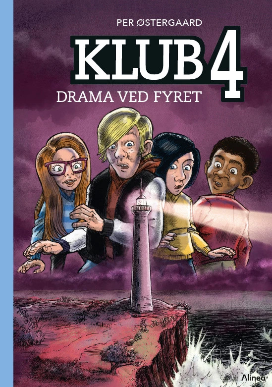 Billede af Klub 4 - Drama ved fyret, Blå Læseklub