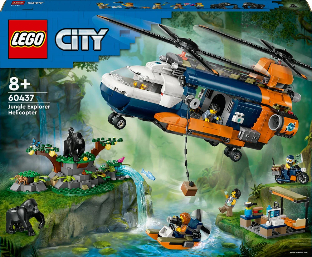 60437 LEGO City Exploration Jungleeventyr - helikopter og ekspeditionsbase