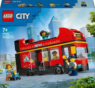 60407 LEGO City Great Vehicles Rød dobbeltdækker-turistbus
