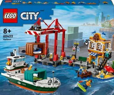 60422 LEGO My City Havnefront med fragtskib