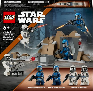 75373 LEGO Star Wars Battle Pack med bagholdet på Mandalore™
