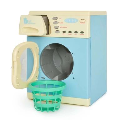 Vaskemaskine Elektronisk blå m/tilbehør