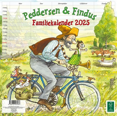 Peddersen & Findus - Familiekalender 2025