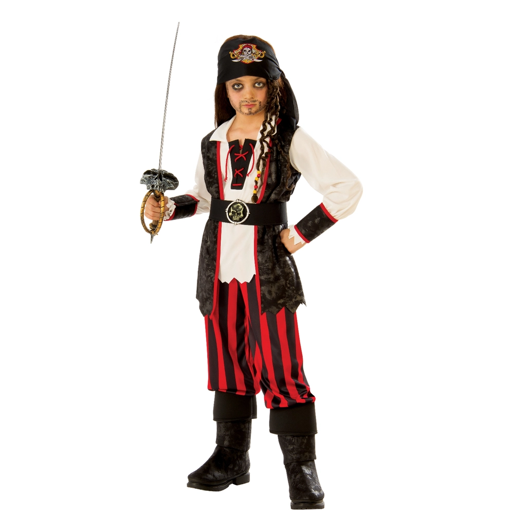 Pirat kostume str. 3-4 år