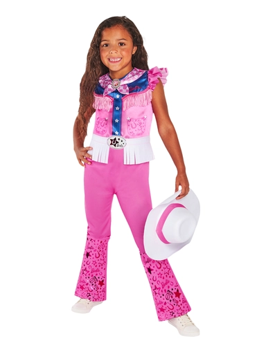 Barbie Cow-girl kostume med hat