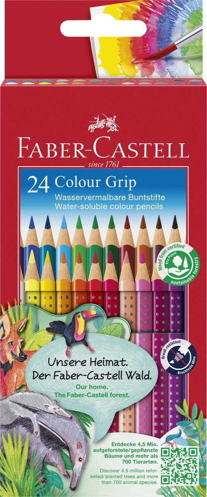 Farveblyant grip Faber-Castell 24 stk billede