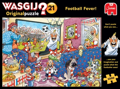 Puslespil Wasgij Original 21 Football Fever! 1000 brikker