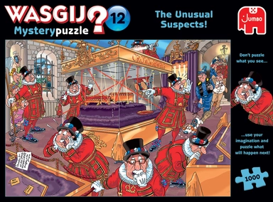 Puslespil Wasgij Mystery 12 The Unusual Suspects! 1000 briks