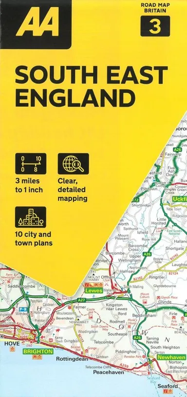 AA Road Map Britain 3: South East England